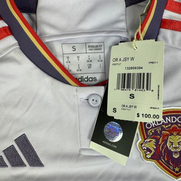 Orlando City SC Adidas Away Jersey Womens Size Small 24/25 MLS Soccer IP6011 NWT - Picture 6 of 9